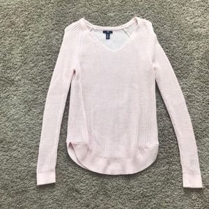Light pink knit sweater